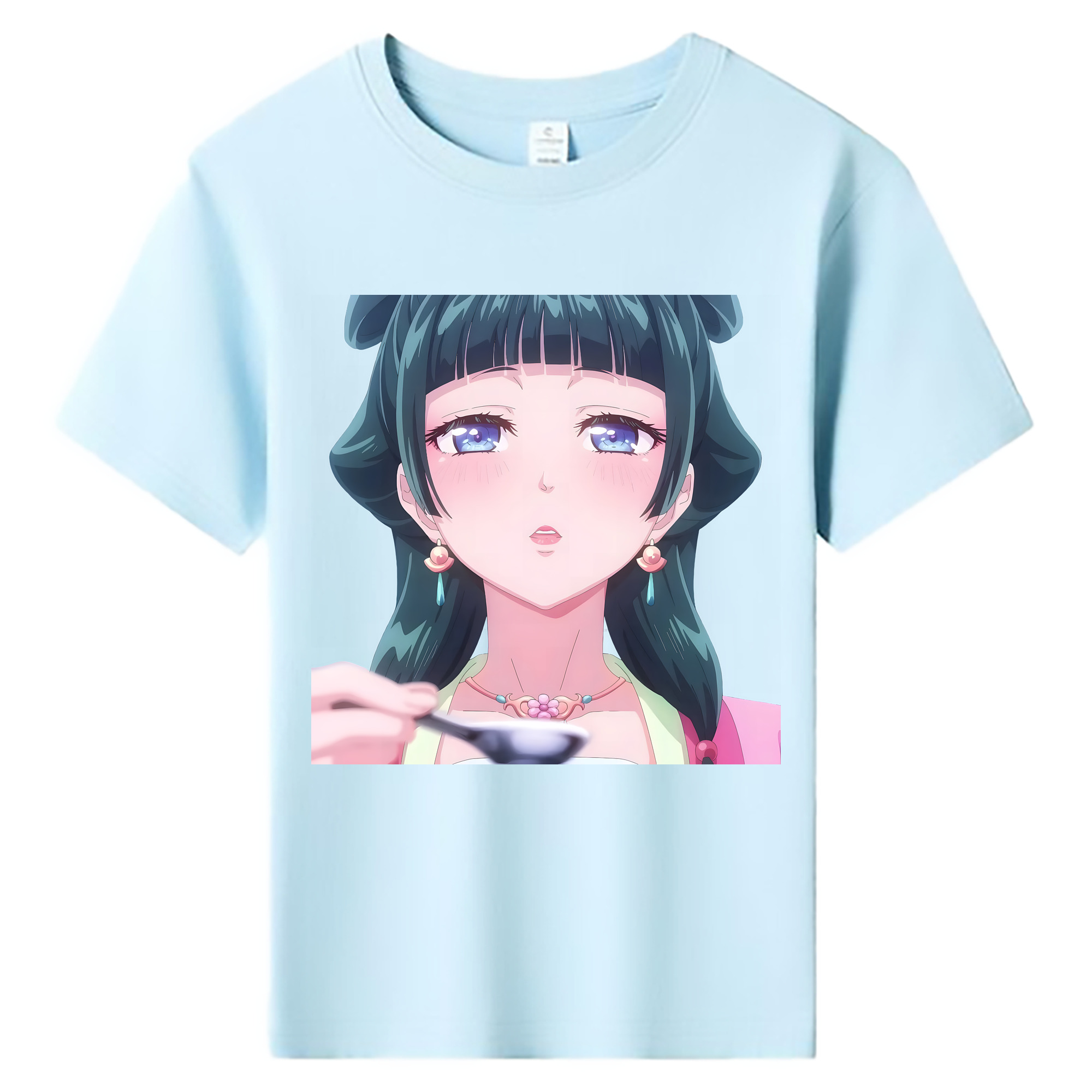 （画像用） 薬屋のひとりごと The Apothecary Diaries 綿100％キッズTシャツ（フロントプリント）